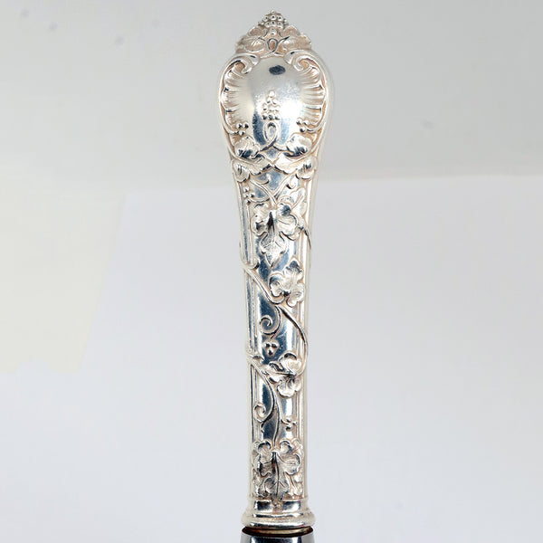 French Odiot Demidoff .950 Sterling Silver and Stainless Steel Dinner Knife [34 available]