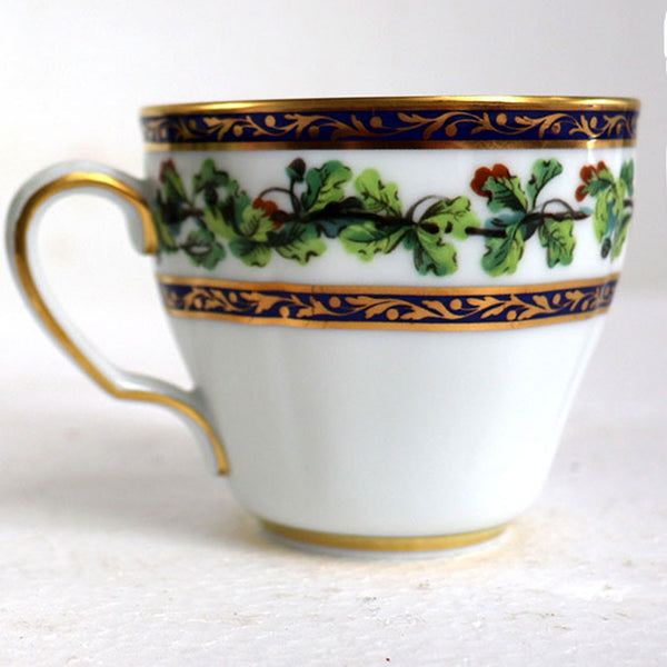 French Puiforcat Porcelain Chene Royal Tea Cup [no saucer]