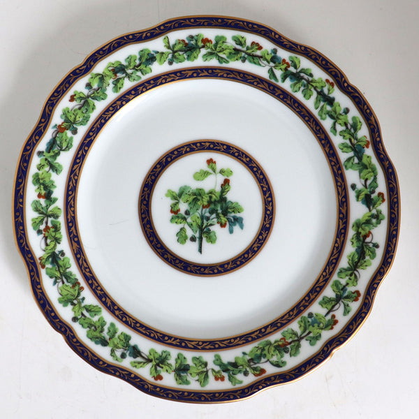 French Puiforcat Porcelain Chene Royal Bread and Butter Plate (6.25 inch) (24 available)
