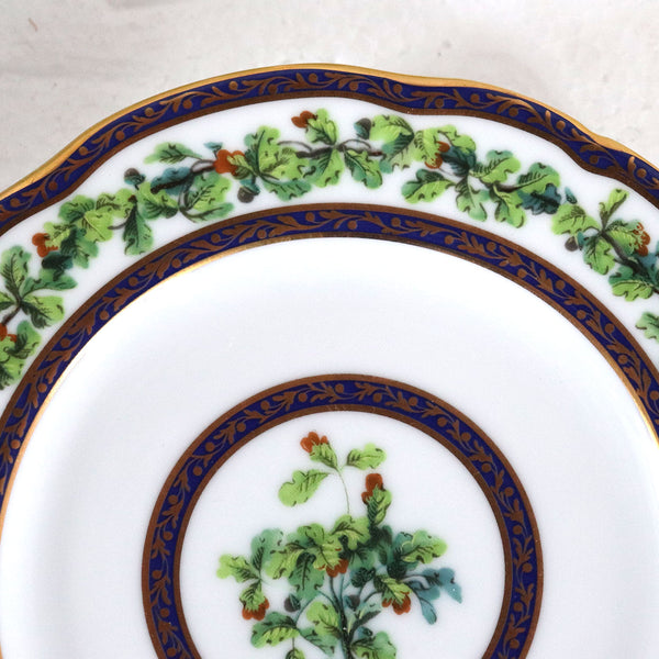 French Puiforcat Porcelain Chene Royal Salad Plate (8.5 inch) (22 available)