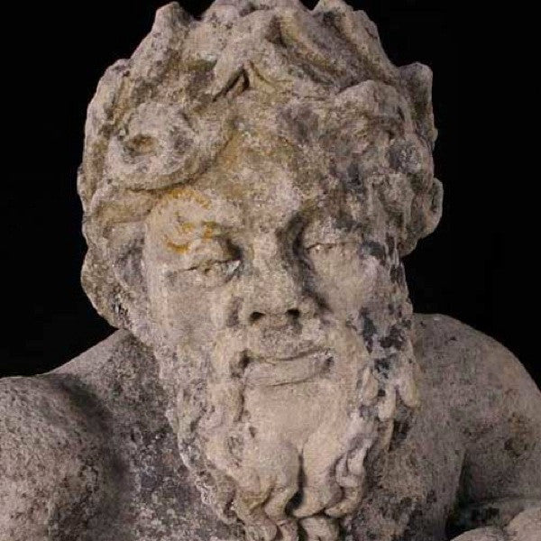 French Limestone Fountain Figure of a River God