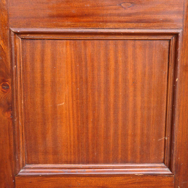 Pair of Vintage Solid Mahogany and Beveled Glass Single Interior Room Divider Doors