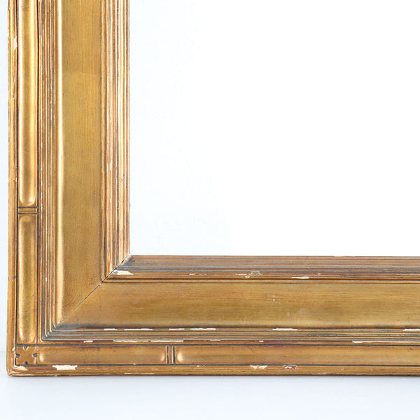 American Newcomb-Macklin Arts and Crafts Hand Carved Gilt Frame