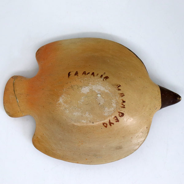 Small Native American FANNIE NAMPEYO Hopi Pottery Effigy Bird Bowl