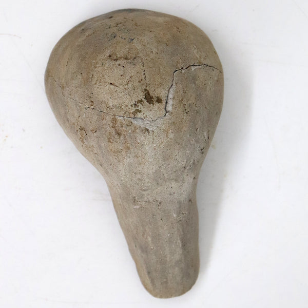 Native American Anasazi Black on White Pottery Spoon / Ladle