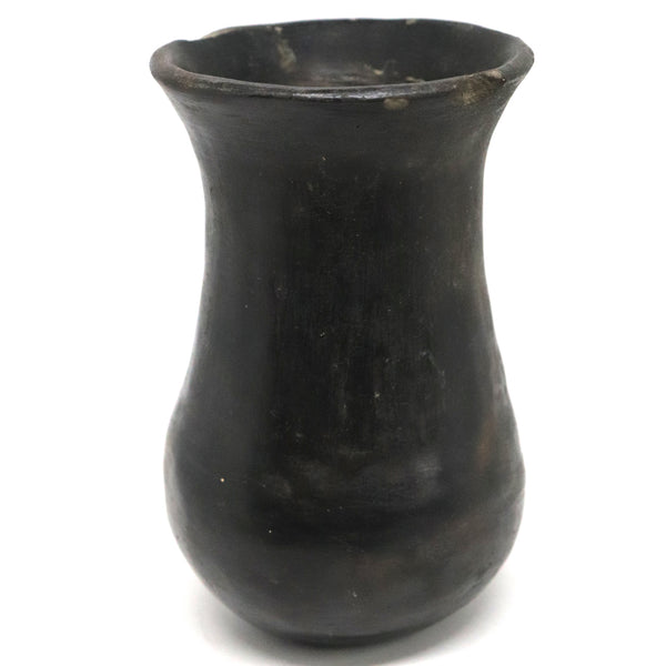 Native American San Ildefonso Blackware Pottery Vase