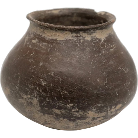 Small Native American Brown Pottery Jar / Pot