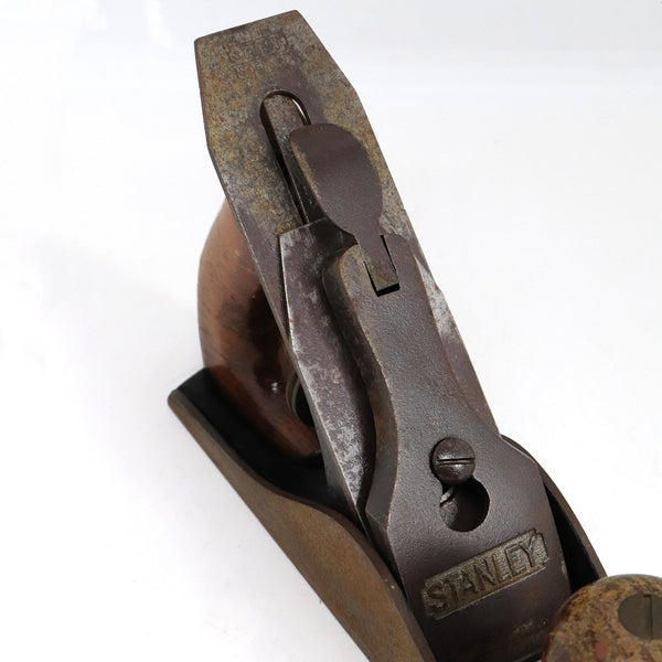 Vintage American Stanley Wood and Metal Corrugated Hand Plane Woodworking Tool