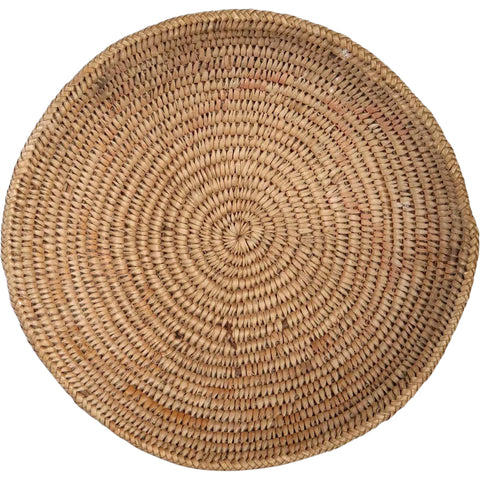 Native American Navajo Round Woven Basket Wedding Tray