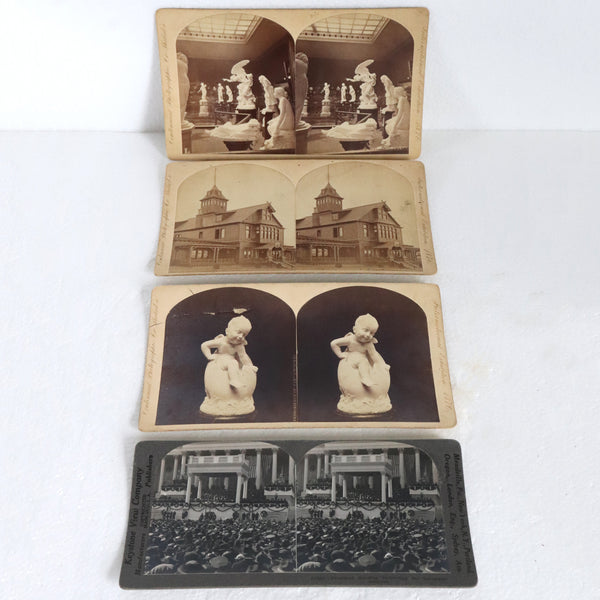 Cased Pair of American Keystone Monarch Stereoscopes and Stereoview Cards