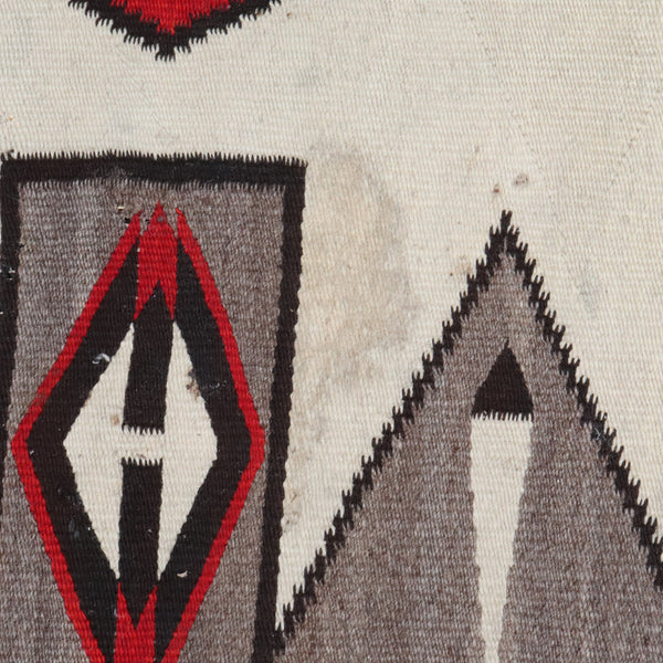 Large Native American Navajo Wool Valero Star Rug