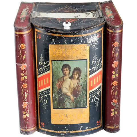 American Painted Toleware General Store Mercantile Bin