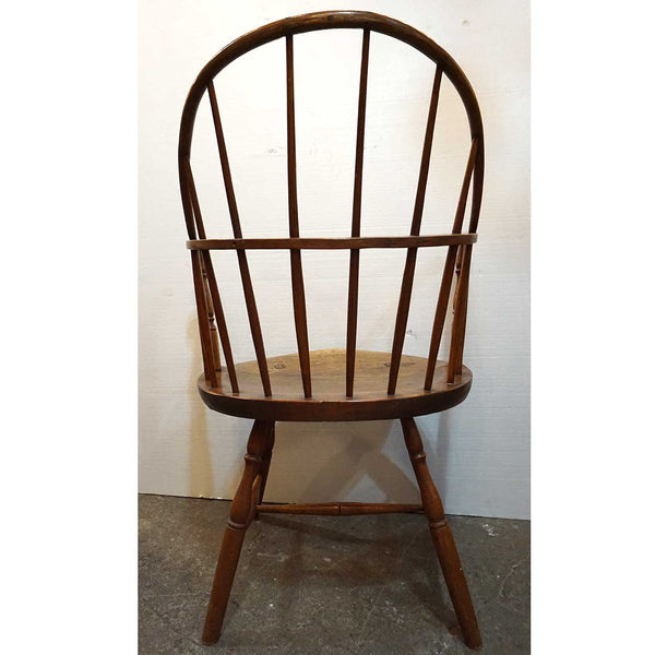 Early American Hickory and Pine Sack Back Windsor Armchair