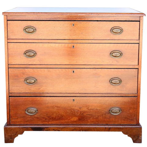 American Walnut and Southern Pine Chest of Drawers