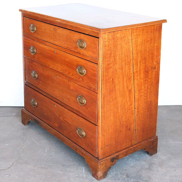 American Walnut and Southern Pine Chest of Drawers