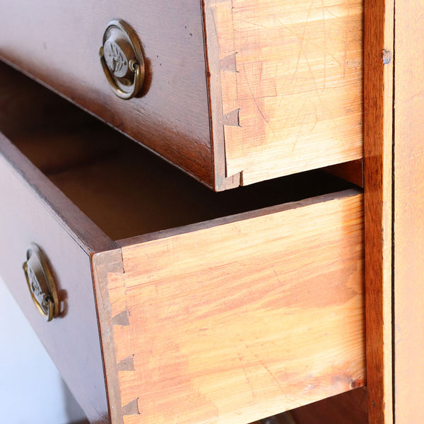 American Walnut and Southern Pine Chest of Drawers