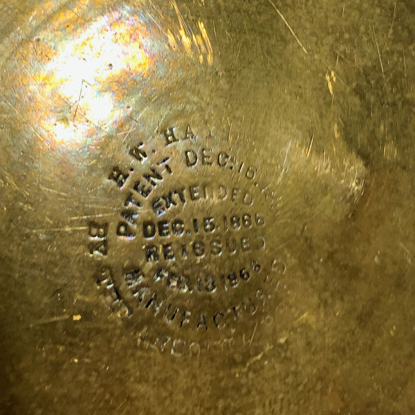 American H. W. Hayden for Waterbury Brass Company Brass Jelly Pot
