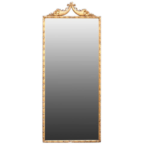 Tall Italian or French Giltwood Pier Wall/Floor Mirror