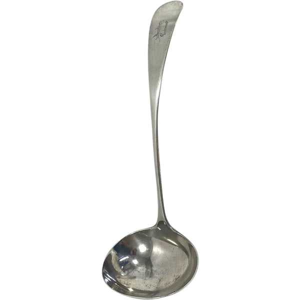 American Daniel Low Coin Silver Serving Ladle