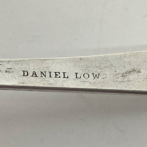 American Daniel Low Coin Silver Serving Ladle