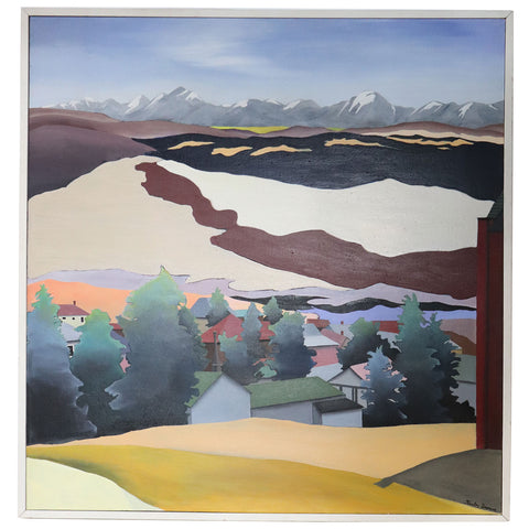 SHIRLEY DEARING Oil on Canvas Painting, Cripple Creek, Colorado