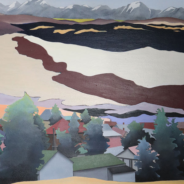 SHIRLEY DEARING Oil on Canvas Painting, Cripple Creek, Colorado
