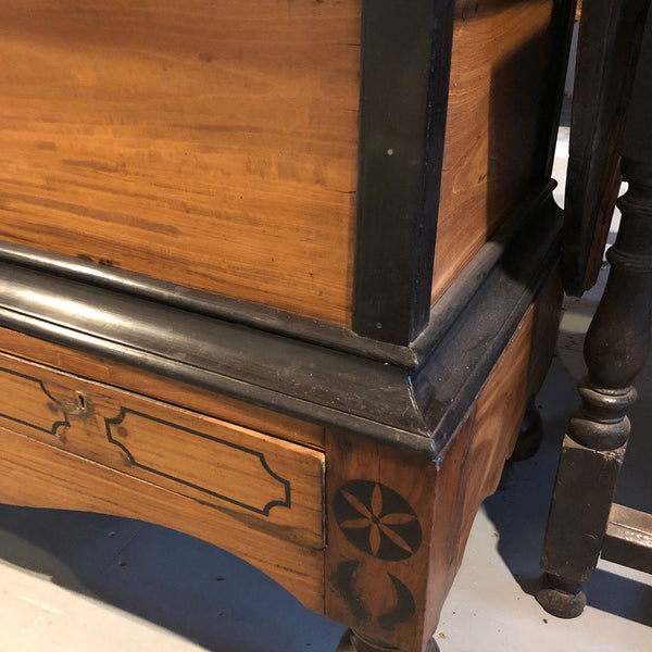 Dutch Colonial Satinwood and Ebony Blanket Chest