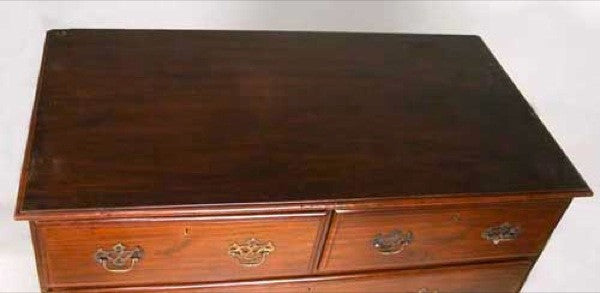 Indo-Portuguese Mahogany Chest of Drawers on Stand