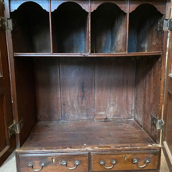 Small Anglo Indian Rosewood and Teak Side Cabinet