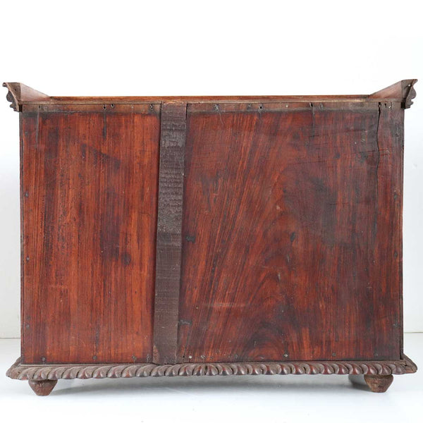 Anglo Indian William IV Rosewood Stationery Letter Box Table Cabinet