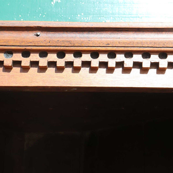 American Chippendale Style Pennsylvania/Ohio Panelled Walnut Corner Cabinet