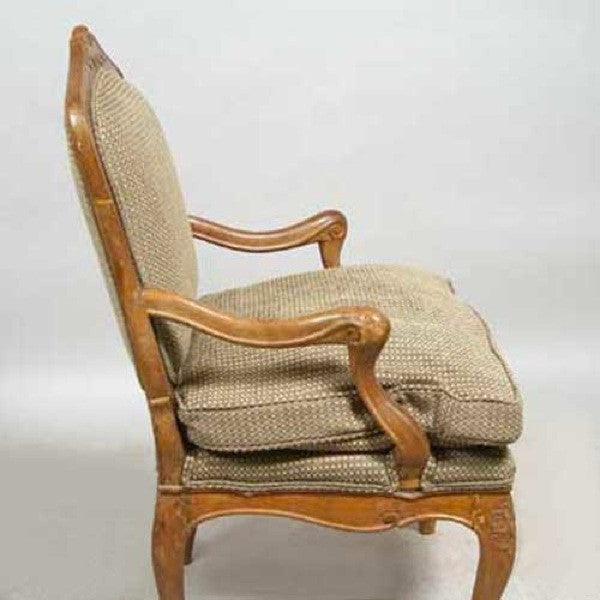 Swedish Gustavian Beechwood Upholstered Armchair