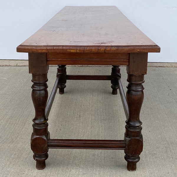 Large Anglo Indian Rosewood and Satinwood Bench / Low Table