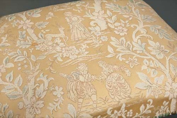 Italian/Spanish Baroque Walnut Upholstered Armchair