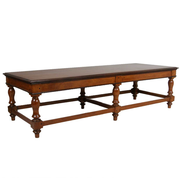 Large Anglo Indian Rosewood and Satinwood Bench/Low Table
