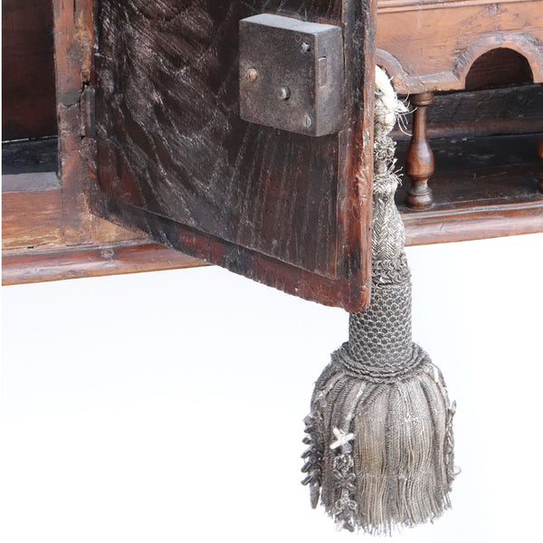 French Provincial Chestnut, Pine and Walnut Plate Rack (Vaisselier Egouttoir)