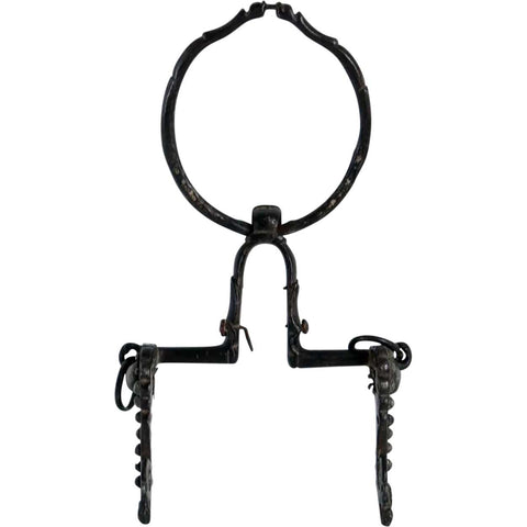 Mexican Spanish Colonial Wrought Iron Horse Bridle Bit
