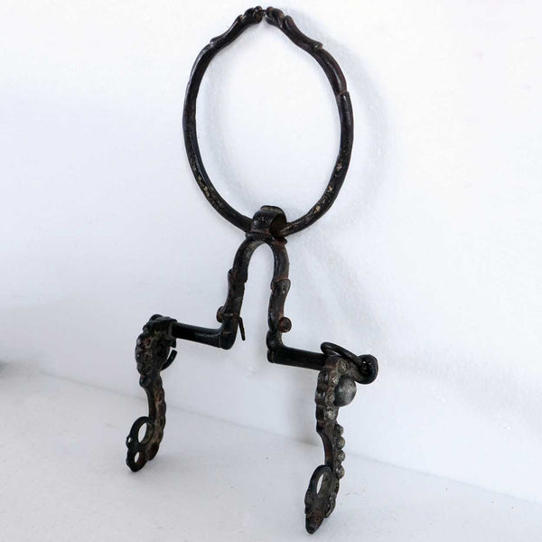 Mexican Spanish Colonial Wrought Iron Horse Bridle Bit