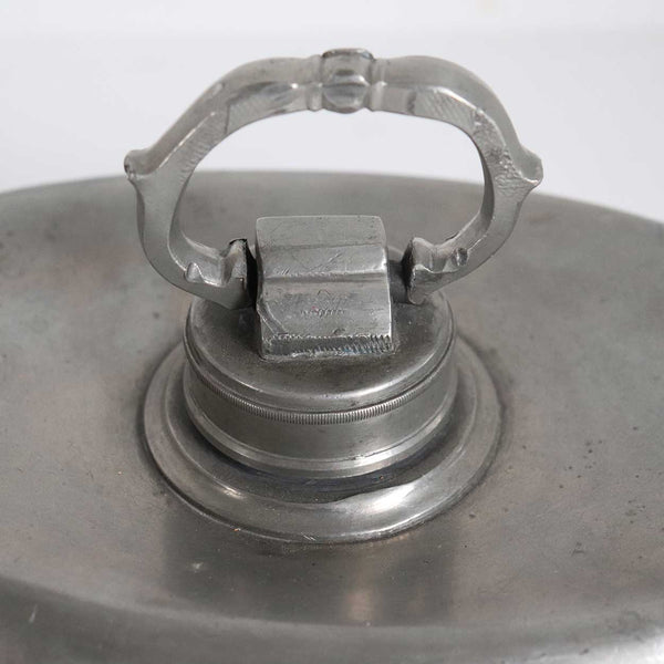 German R. Zamponi Pewter Oval Bed/Foot Warmer / Hot Water Bottle