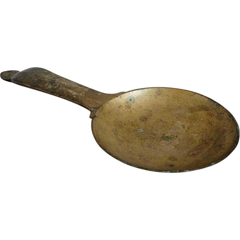 Indian Patinated Bronze Tawa Cooking Pan