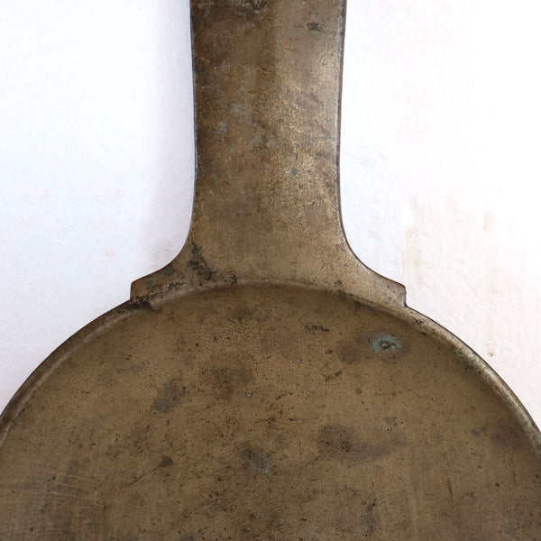 Large Indian Patinated Bronze Tawa Cooking Pan