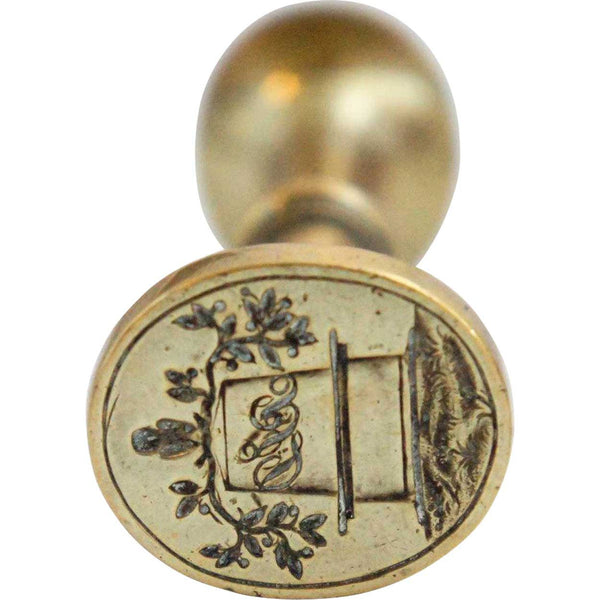 Continental Brass Double-Sided Wax Seal