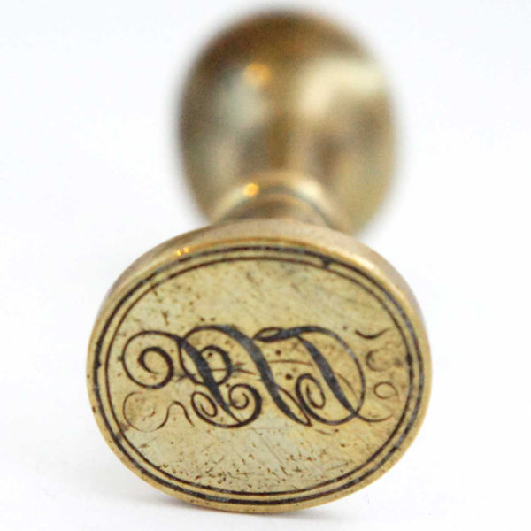 Continental Brass Double-Sided Wax Seal