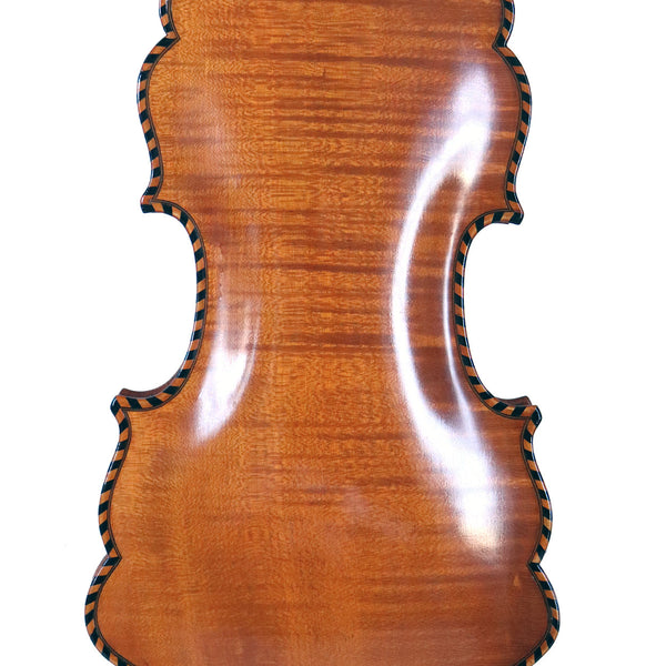 Vintage Hungarian Imre Toth Baroque Style Inlaid Spruce and Figured Maple Violin and Case