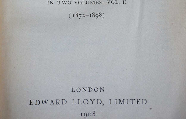 Set of Two Books: Life of William Ewart Gladstone by John Morley