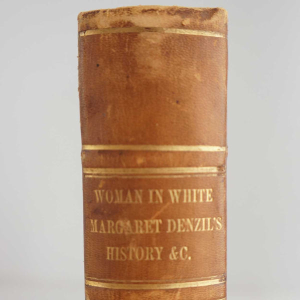 Victorian Leather Bound Book: Woman in White by William Wilkie Collins