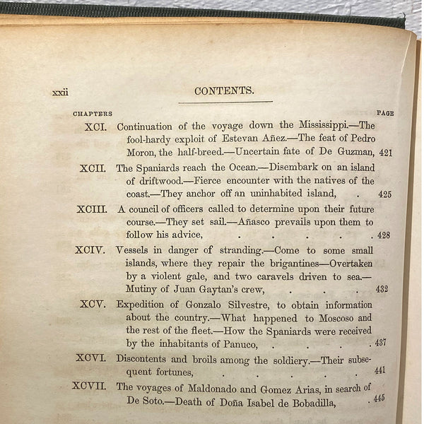 Book: The Conquest of Florida by Hernando de Soto by Theodore Irving