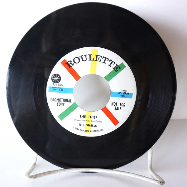 Collection of 5 Vintage Vinyl Music Records 45 RPM