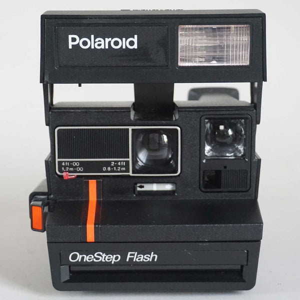 Two Vintage American Polaroid Instant OneStep Flash and Spectra Cameras