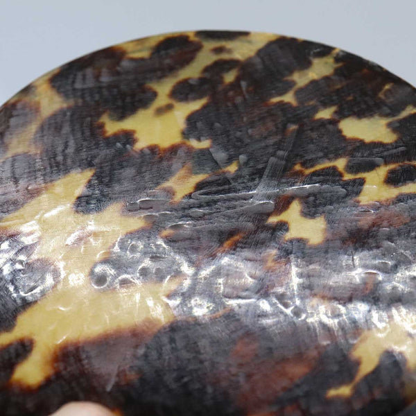Chinese Tortoiseshell Round Reticulated Lid Box